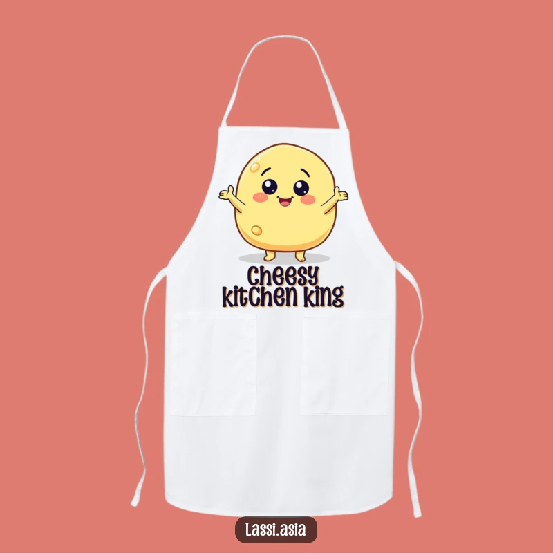 Funny Cheese Puff Apron - Wildly Gesturing Snack for Kitchen Fun