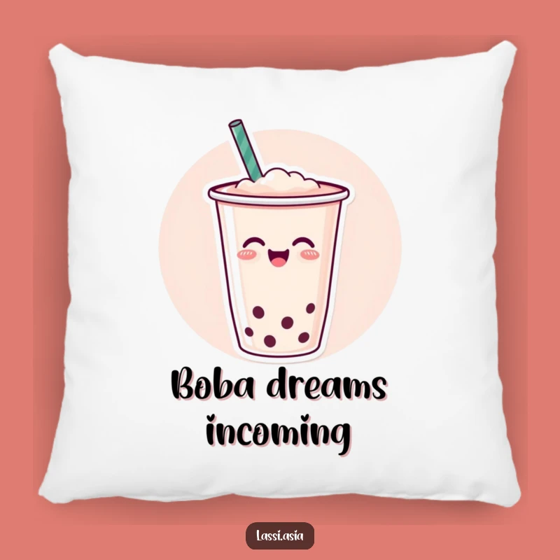 Funny Boba Tea Pillow - Cozy Wiggling Comfort for a Joyful Touch