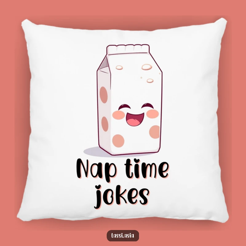 Funny Milk Carton Pillow: Cozy Laughing Comfort, Adorable Funny Gift Pillow