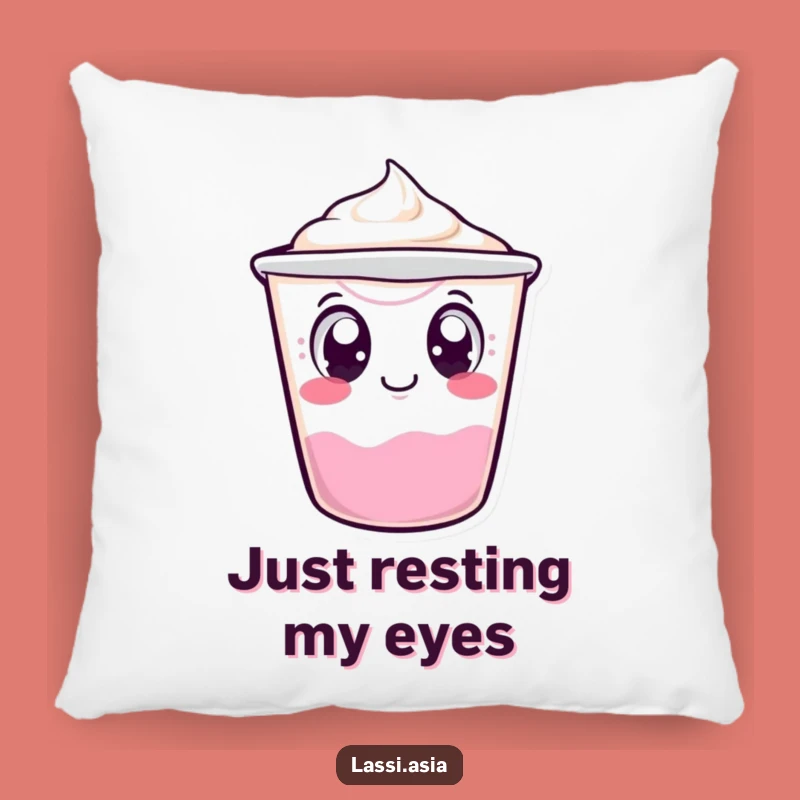 Funny Wobbling Yogurt Cup Pillow: Cozy Tipping Comfort, Adorable Funny Gift Pillow
