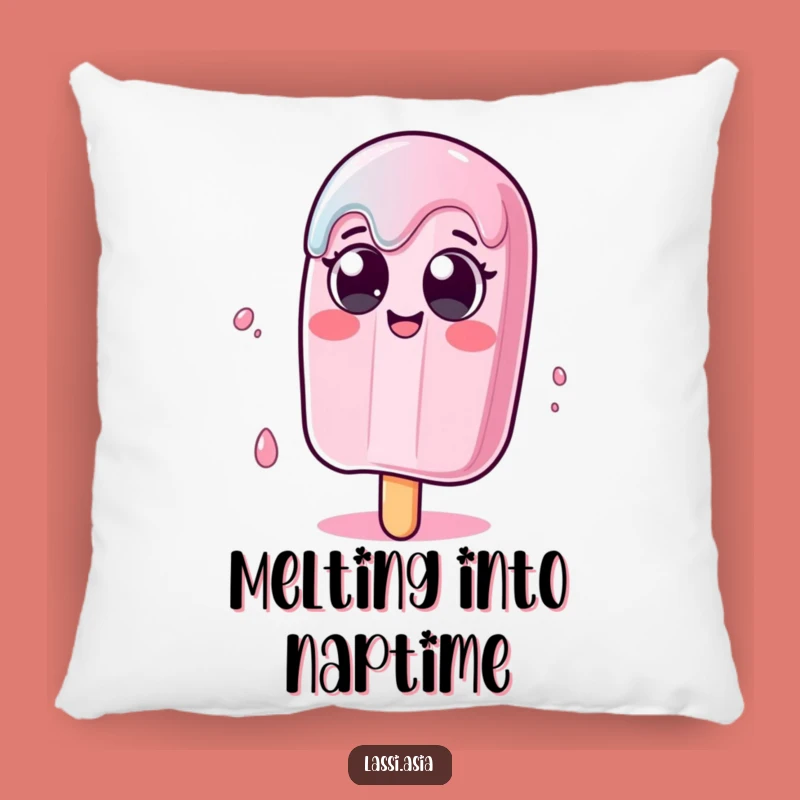 Funny Melting Popsicle Pillow - Cozy Wobble Comfort for a Humorous Touch