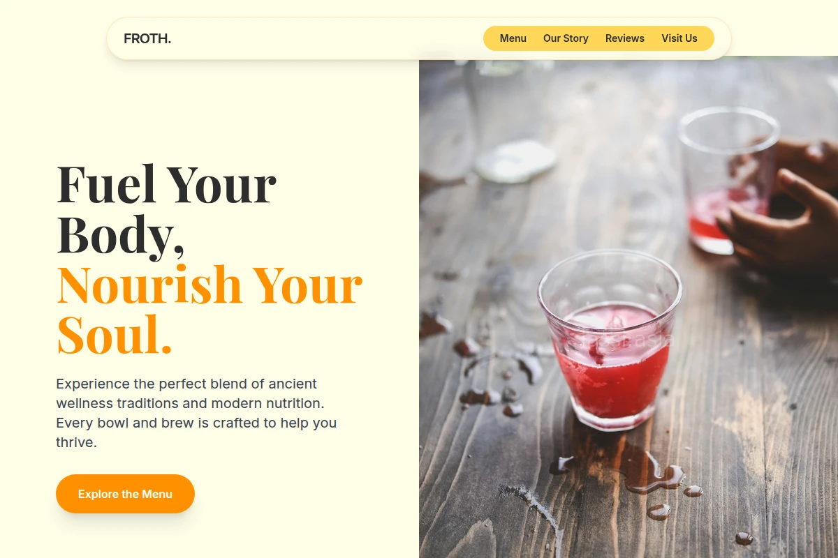 Froth Health Food Cafe