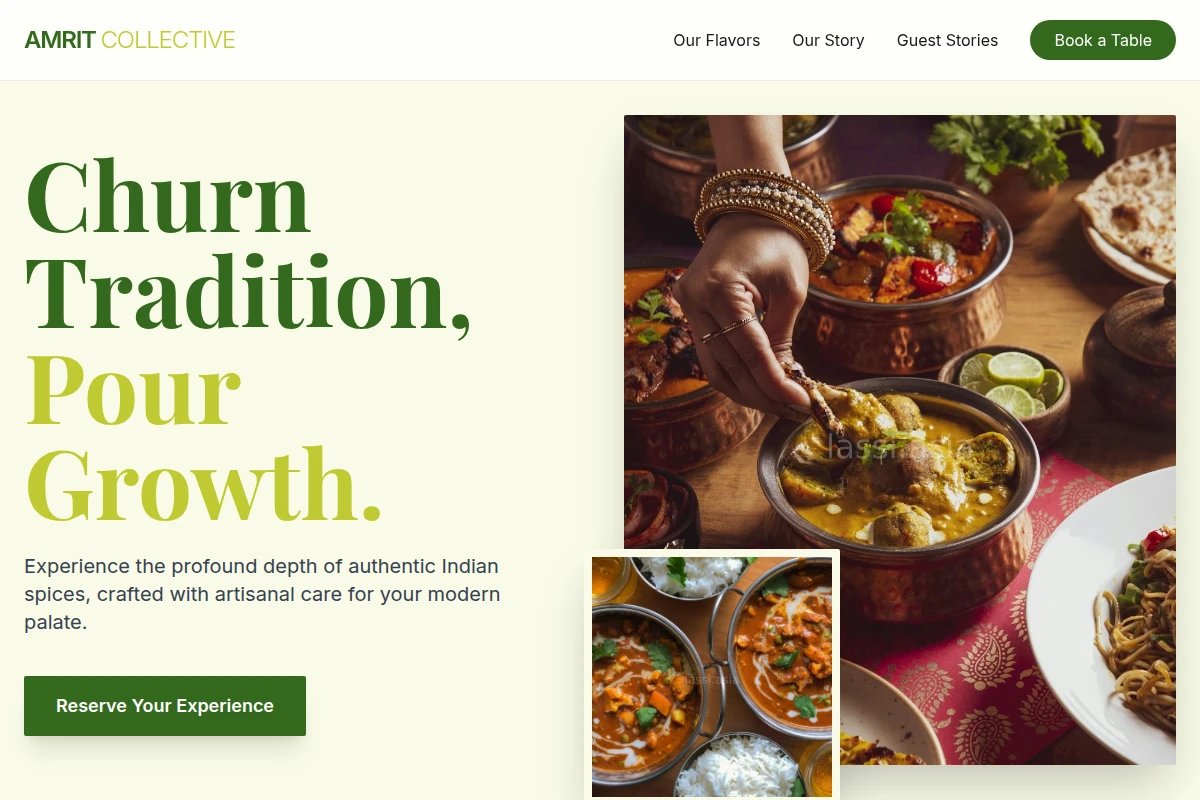 Artisan Indian Food