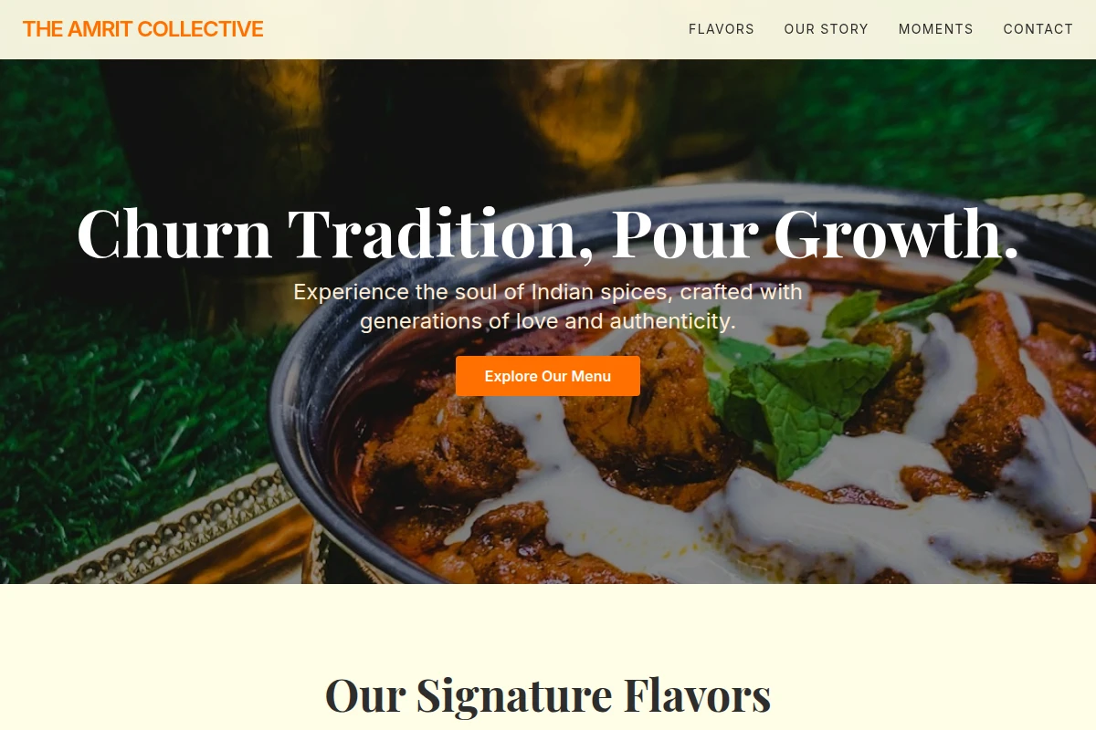 Salty Indian Food