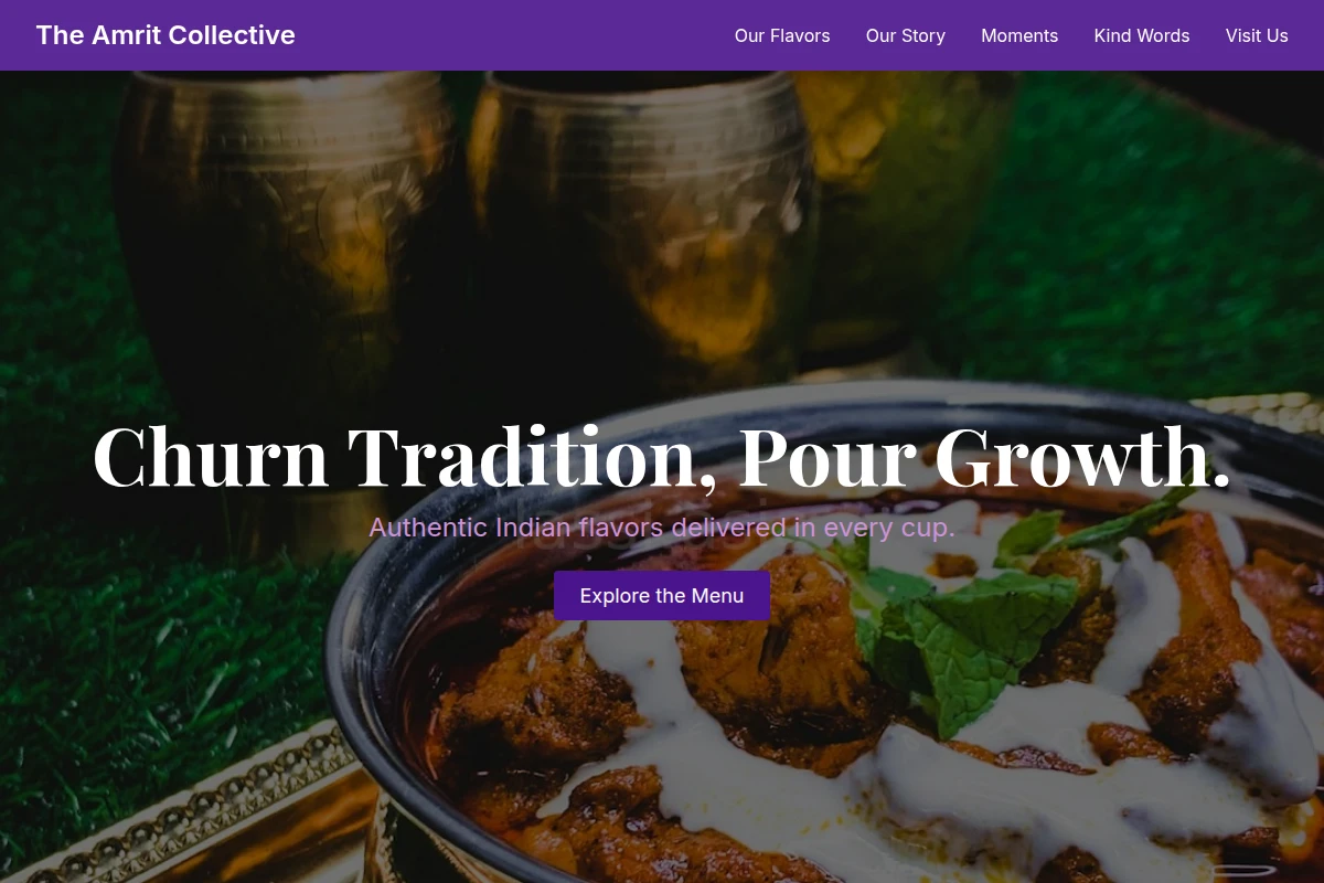 Cup Indian Food