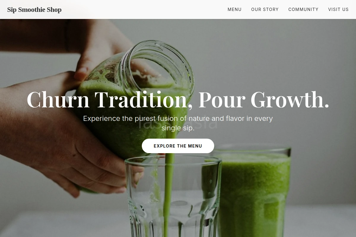 Sip Smoothie Shop