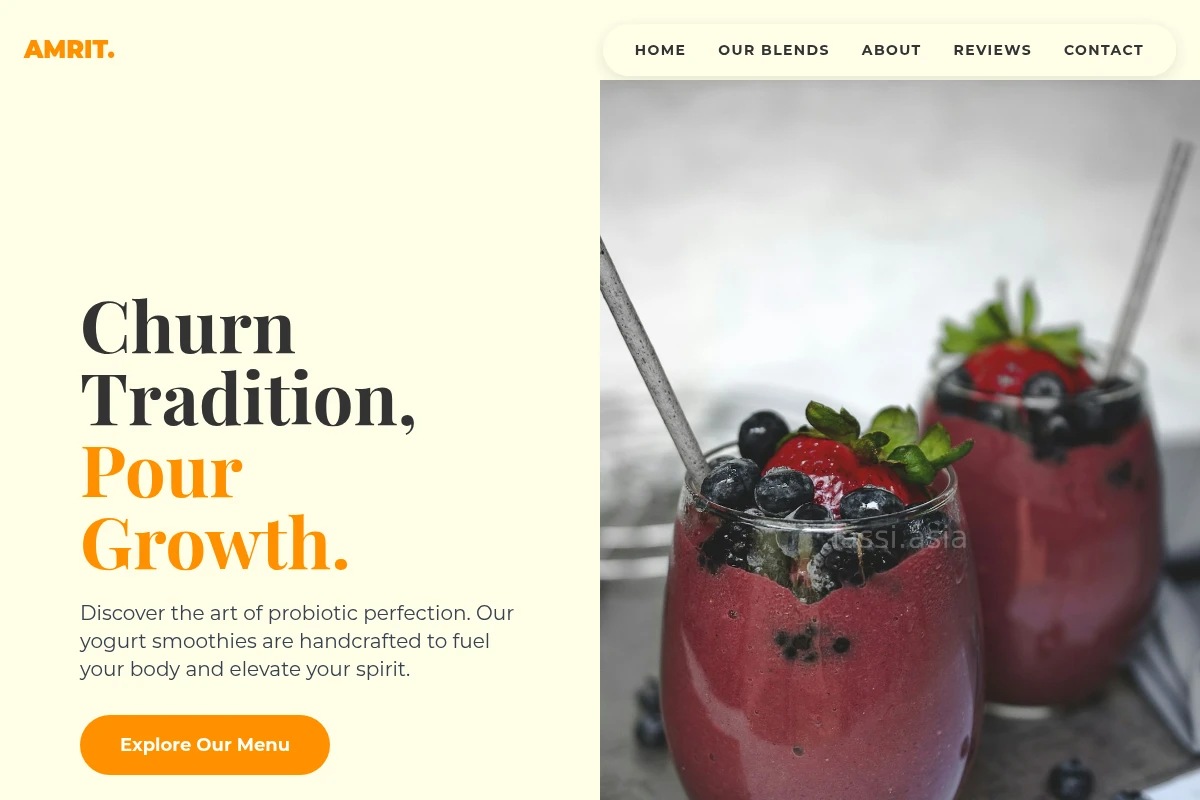 Yogurt Smoothie Shop