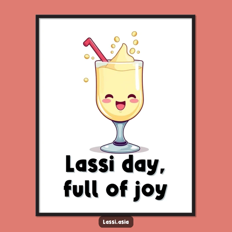 Free Printable Lassi Goblet Wall Art - Giggling Liquid Shapes Decor