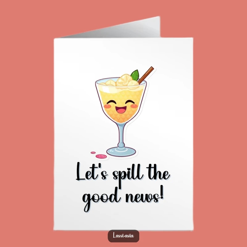 Free Printable Congrats Card: Cocktail Celebration, Glitter Toast, Downloadable Joy