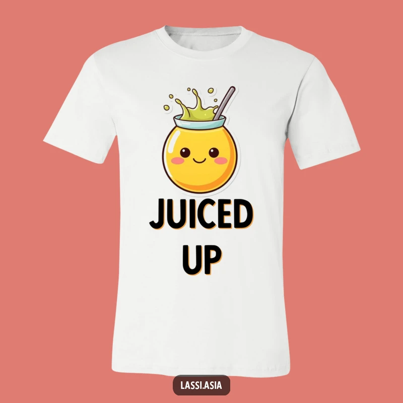 Funny Juice Splash T-Shirt: Hilarious Cheerful Character, Great Gift