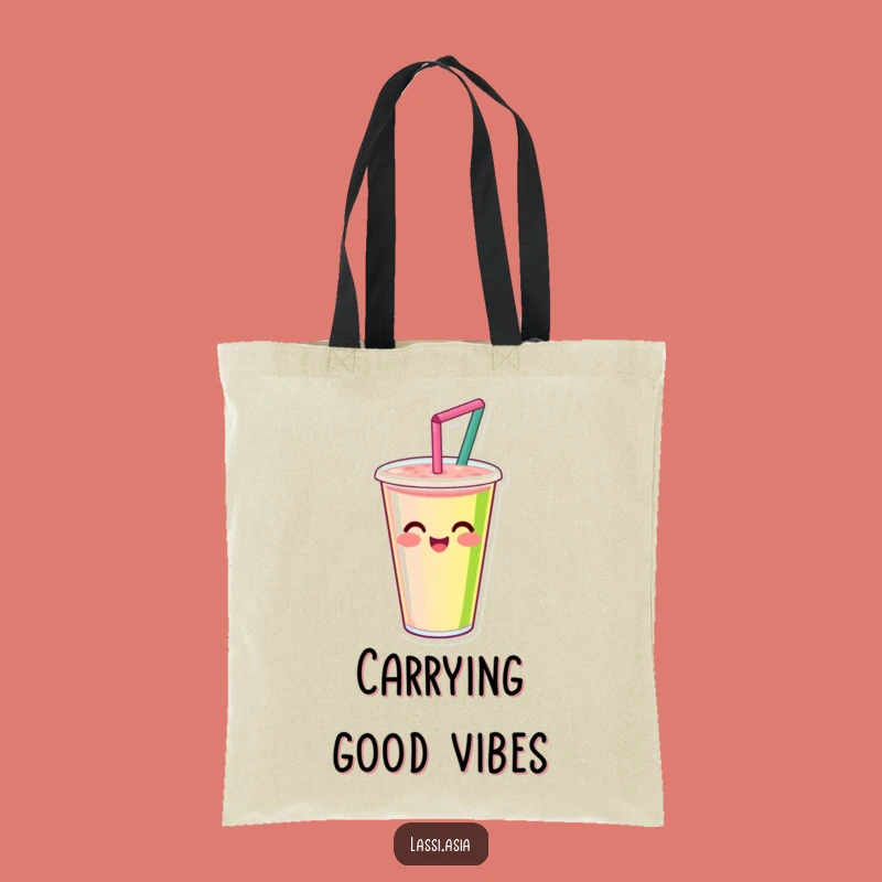 Funny Smoothie Cup Tote Bag: Colorful Spinning Style, Ideal Funny Gift Tote